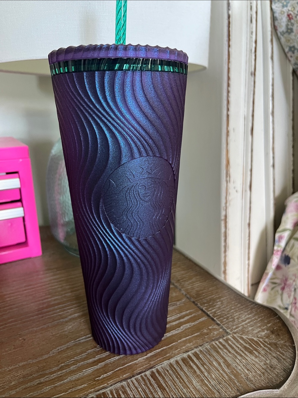 Plastic Starbucks cup